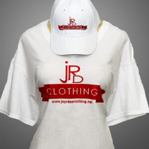 JRD Ribbon Crew Neck T-Shirt & Hat Bundle for Women